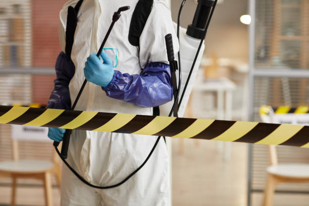 Professional Biohazard technician working in Aquebogue, NY